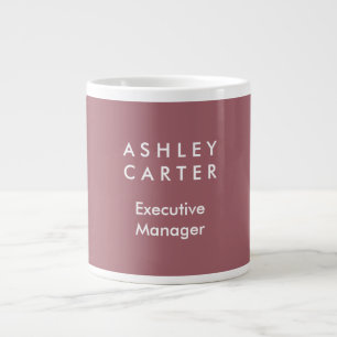 Professionellens elegant - ren minimalistisk moder jumbo mugg