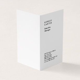 Professionellens elegant - rent minimalistisk visitkort