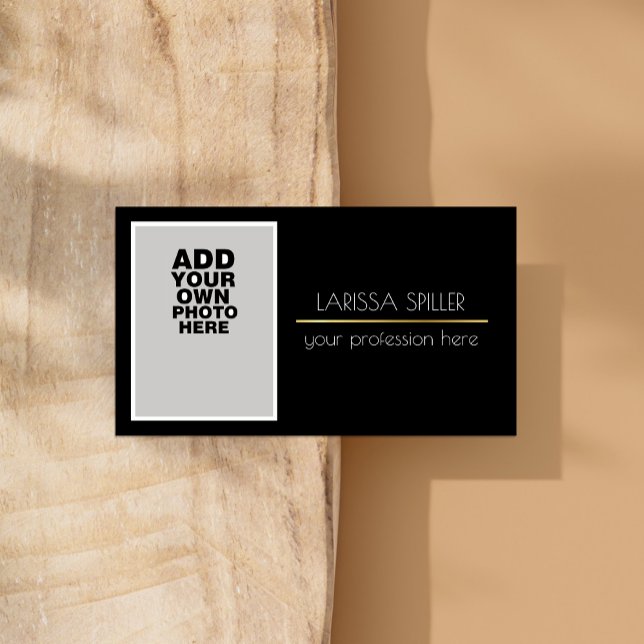 Professionellens fotosvart visitkort (Skapare uppladdad)