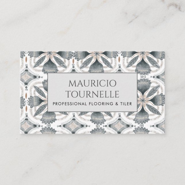 Professionellens golvbeläggning visitkort (Framsida)