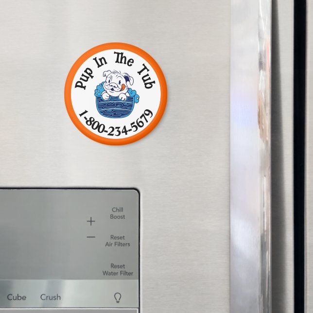 Professionellens Hund Grooming Magnet (In Situ (Fridge))