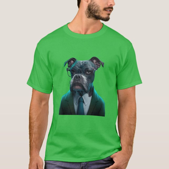 Professionellens hund-reflektor t shirt (Framsida)