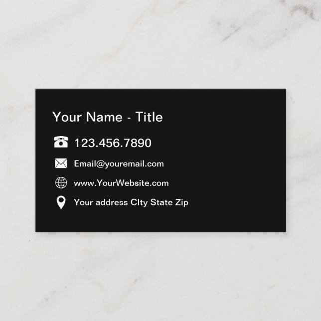 Professionellens kontaktperson visitkort (Framsida)