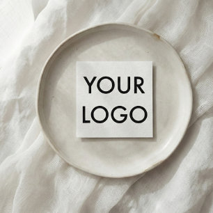 Professionellens Logotyp - minimalt, modernt, vitt Fyrkantigt Visitkort