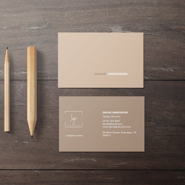 Professionellens Logotyp Modern enkel, minimalisti Visitkort (Professional Logo Modern Simple Minimalist Business Card)