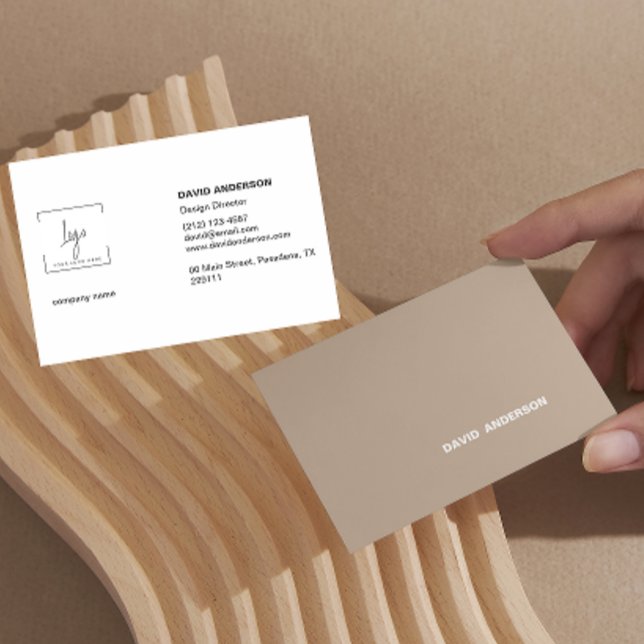Professionellens logotyp Modern Visitkort (Skapare uppladdad)