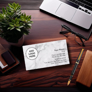 Professionellens Logotyp Stone Marble-bakgrund Visitkort