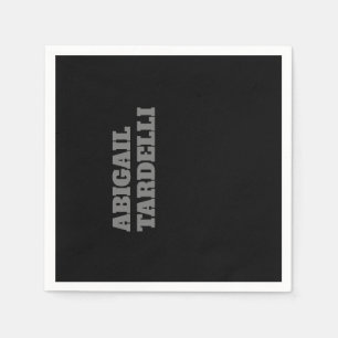 Professionellens minimalistiska, djärva moderna an pappersservett