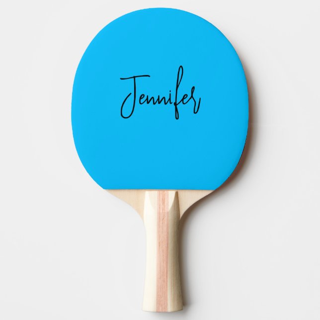 Professionellens minimalistiska kalligrafi namn hi pingisracket (Framsidan)