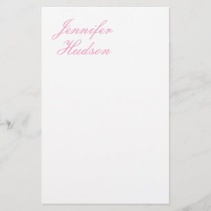 Professionellens minimalistiska moderna kalligrafi brevpapper