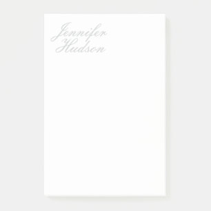 Professionellens minimalistiska moderna kalligrafi post-it block