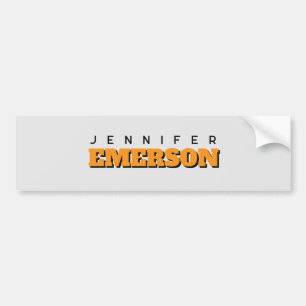 Professionellens minimalistiska moderna vanliga bildekal