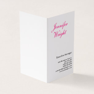 Professionellens minimalistiska vanliga elegant mo visitkort