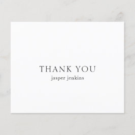 Professionellens moderna budgettackkort flygblad