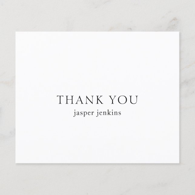 Professionellens moderna budgettackkort flygblad (Framsidan)