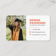 Professionellens Orange Enkel, modern, minimal upp