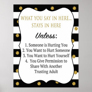 Professionellens sekretess Poster