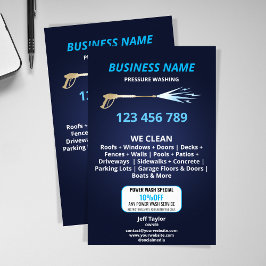 Professionellens tryck Tvättar  Tvättar Busine Flygblad