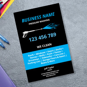 Professionellens tryck Tvättar  Tvättar Busine Flygblad