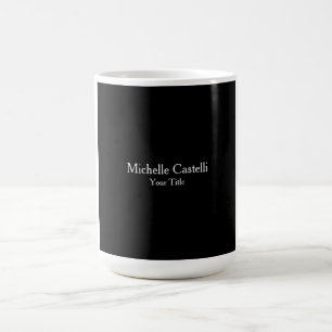 Professionellens unika moderna minimalistiska svar kaffemugg