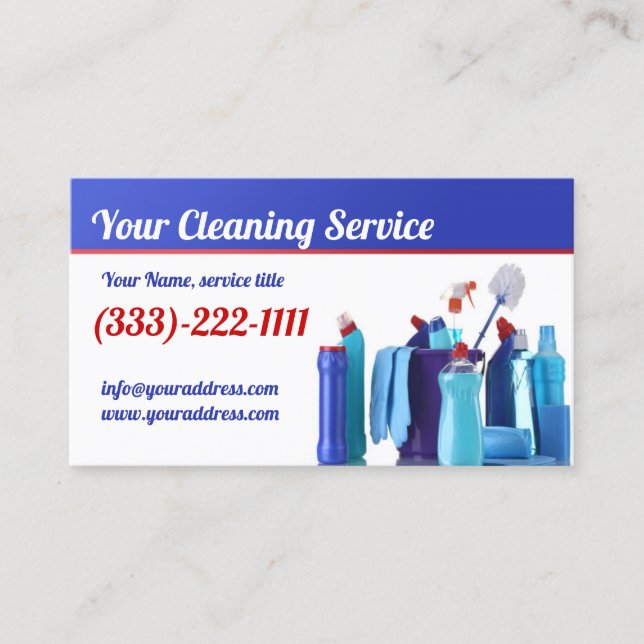 Professioneller för Städning förflyttning och förf Visitkort (Framsida)
