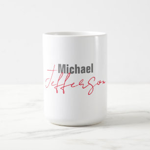 Professionellt elegant modernt, minimalistiskt nam kaffemugg