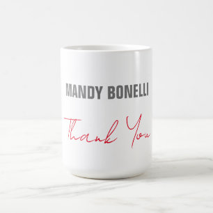 Professionellt elegant, modernt minimalistiskt tac kaffemugg