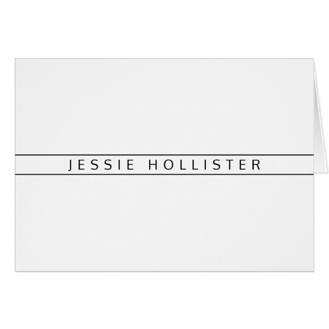 Professionellt namn hälsningskort (Framsidan Horizontal)