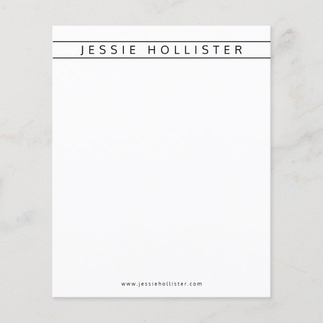 Professionellt namn & info (Framsida)