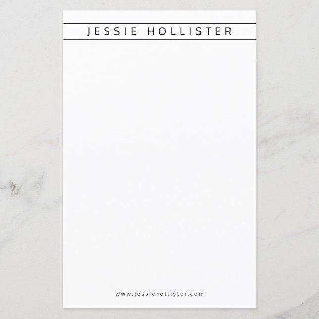 Professionellt namn & info (Framsida)