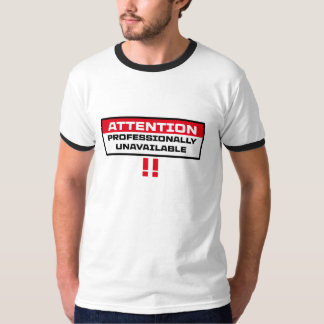 professionellt otillgänglig t shirt