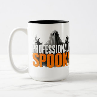 👻 Professionellt Skräckigt Roligt Halloween Citat Två-Tonad Mugg
