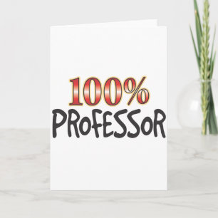 Professor 100 procent kort