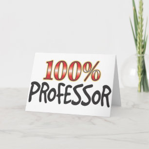 Professor 100 procent kort