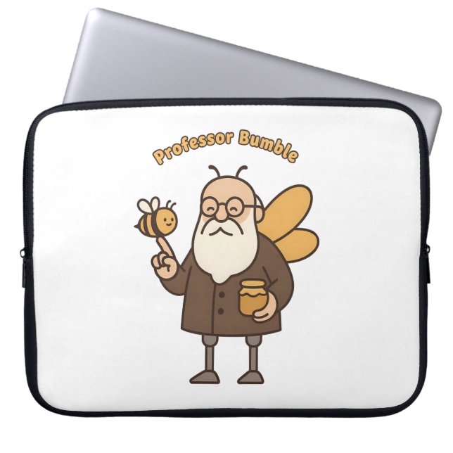 Professor Bumble Laptop Sleeve (Framsidan)