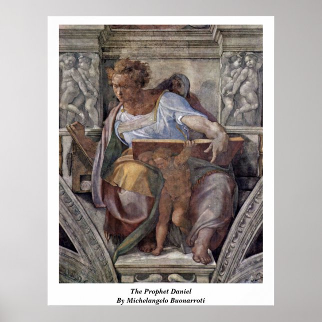 Professor Daniel av Michelangelo Buonarroti Poster (Framsidan)