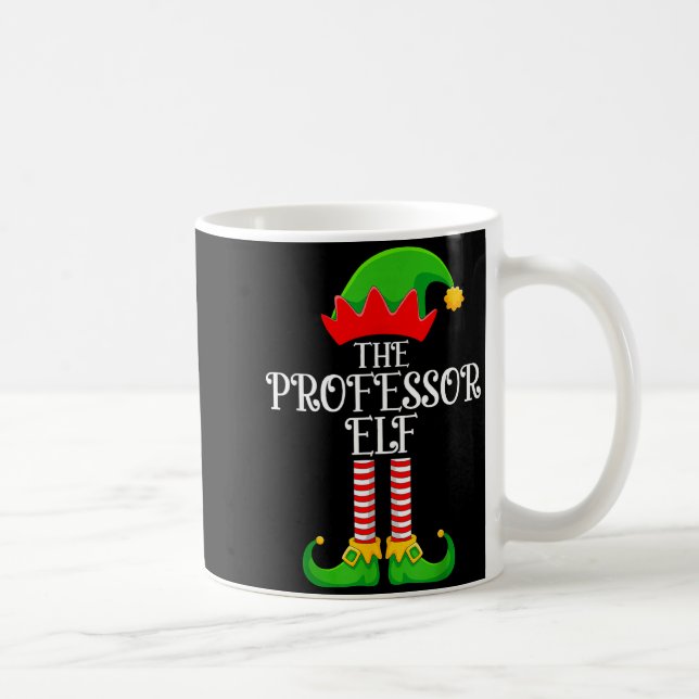 Professor Elf Christmas Family Matching Funny Love Kaffemugg (Höger)