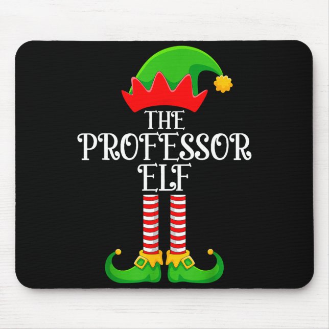 Professor Elf Christmas Family Matching Funny Love Musmatta (Framsidan)