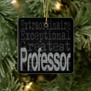 Professor Extraordinaire Julgransprydnad Keramik