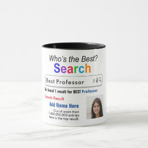 Professor - Funny Best Anpassningsbar Search Gift Mugg