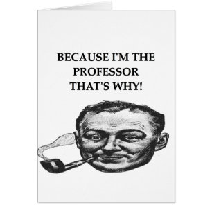 professor hälsningskort