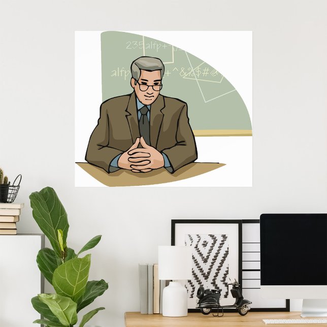 Professor i klass Poster (Skapare uppladdad)