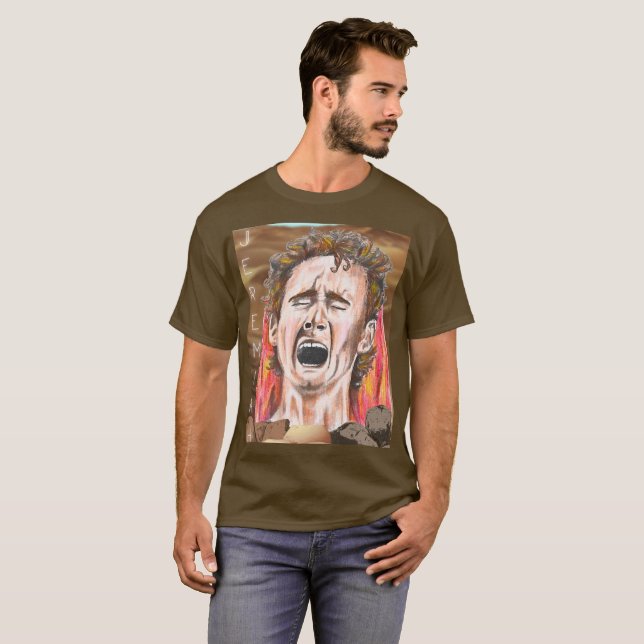 Professor Jeremiah i öknen T Shirt (Hel framsida)