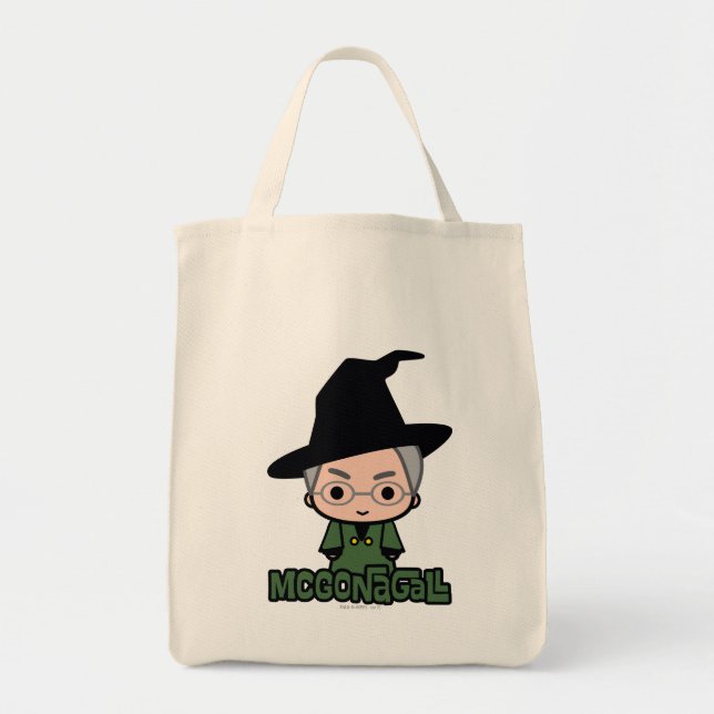 Professor McGonagall Tecknad Karaktär Konst Tygkasse (Framsidan)