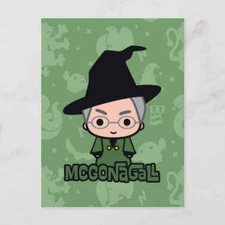 Professor McGonagall Tecknad Karaktär Konst Vykort