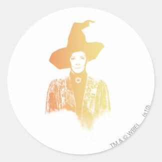 Professor Minerva McGonagall Runt Klistermärke