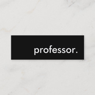 Professor. Mini Visitkort