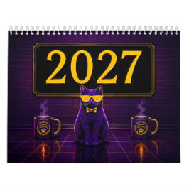 Professor Purr-ples 2027-resekalender Kalender