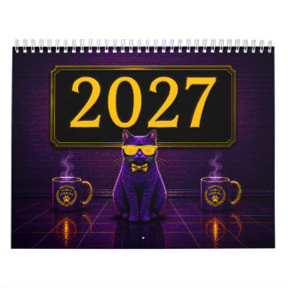 Professor Purr-ples 2027-resekalender Kalender