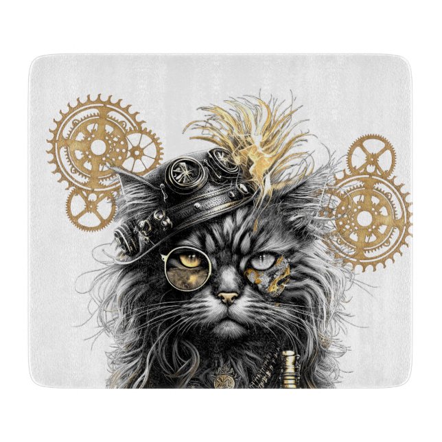 Professor Sprocket-Paws Den Funky Steampunkkatten  (Framsidan)